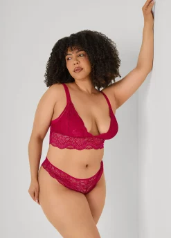 Lace Bralette Two Piece Set