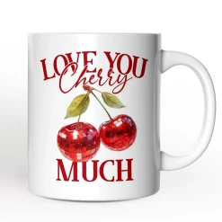 Love You Cherry Much Ceramic Mug