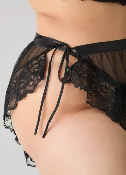 Mesh Bra And Skirt 3 Pc Set
