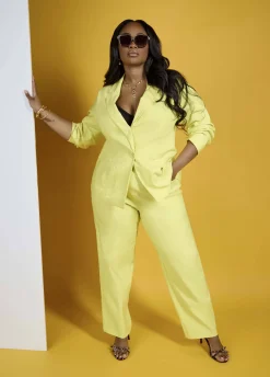 Millennium Button Front Blazer