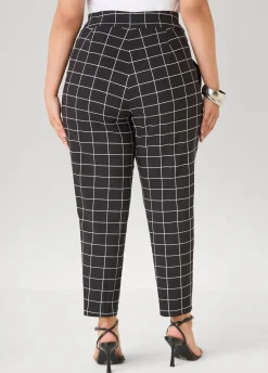 Millennium Checked Ankle Pants