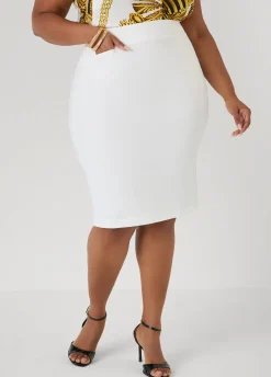 Millennium Twill Pencil Skirt