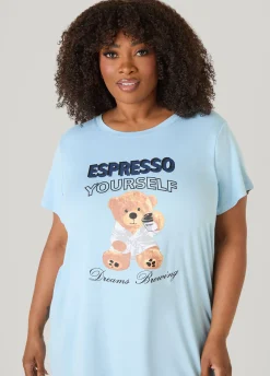 Moon To Noon Espresso Yourself Sleepshirt