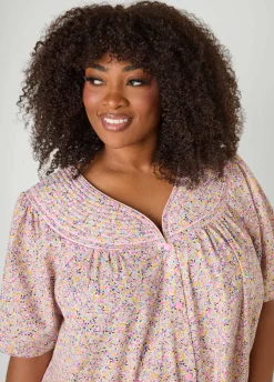 Moon To Noon Floral Sleep Dress