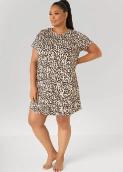 Moon To Noon Leopard Sleepshirt