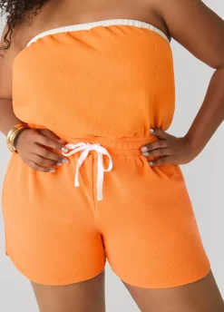 Moon To Noon Strapless Romper