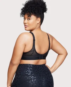 No-Sweat Mesh Sports Bra