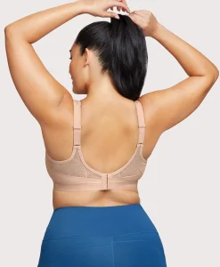 No-Sweat Mesh Sports Bra