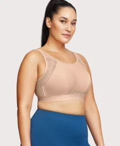 No-Sweat Mesh Sports Bra
