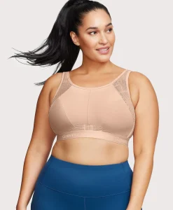 No-Sweat Mesh Sports Bra