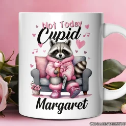 Not Today Cupid Ceramic Mug