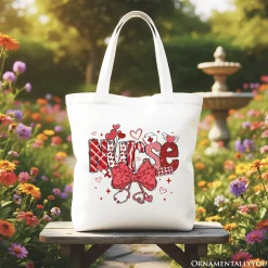 Nurse Heart Canvas Tote Bag