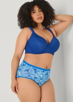 Palm Print Stretch Cotton Briefs