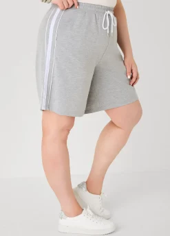 Piped French Terry Shorts