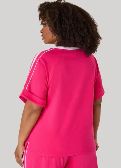 Piped French Terry Top