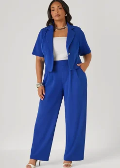 Pleated Wide Leg Pants
