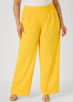 Pleated Wide Leg Pants