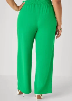 Pleated Wide Leg Pants
