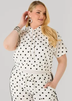 Polka Dot Hoodie