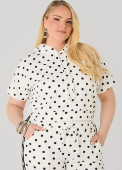 Polka Dot Hoodie