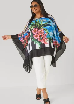 Printed Crepe Tunic