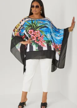 Printed Crepe Tunic
