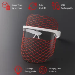 Pursonic 7 In 1 LED Light Therapy Face Mask