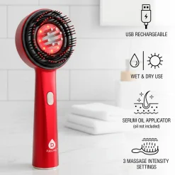 Pursonic 3 In 1 LED Therapy Scalp And Hair Treatment Brush