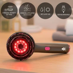 Pursonic 3 In 1 LED Therapy Scalp And Hair Treatment Brush