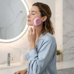 Pursonic 3 In 1 Sonic Facial Cleanser With Heated Jade And LED Light Therapy