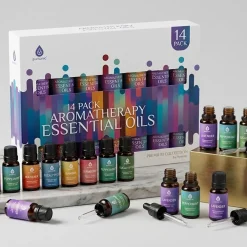 Pursonic 14 Pack Aromatherapy Essential Oil Gift Set