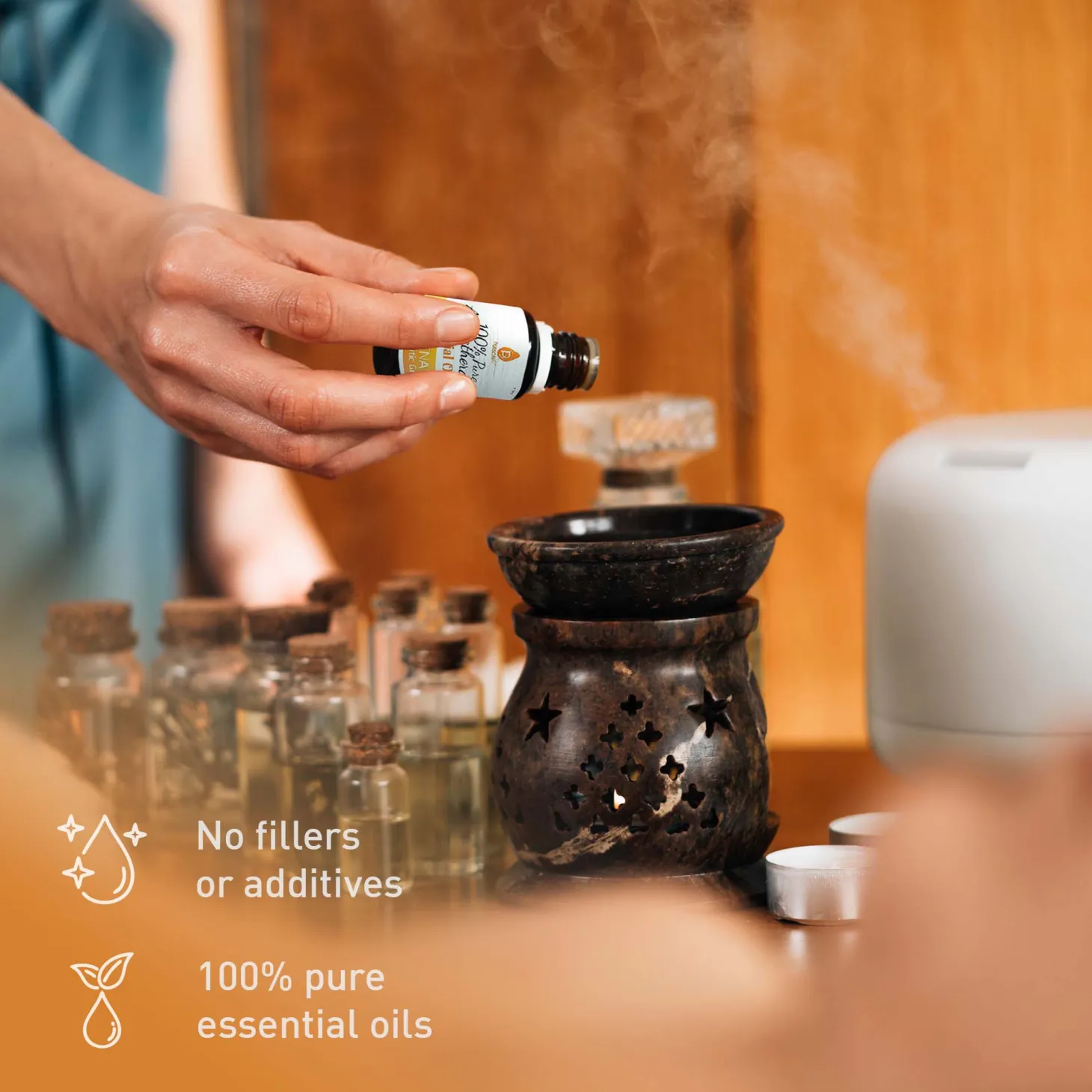 Pursonic 6 Pack Pure Essential Aromatherapy Oils Blends