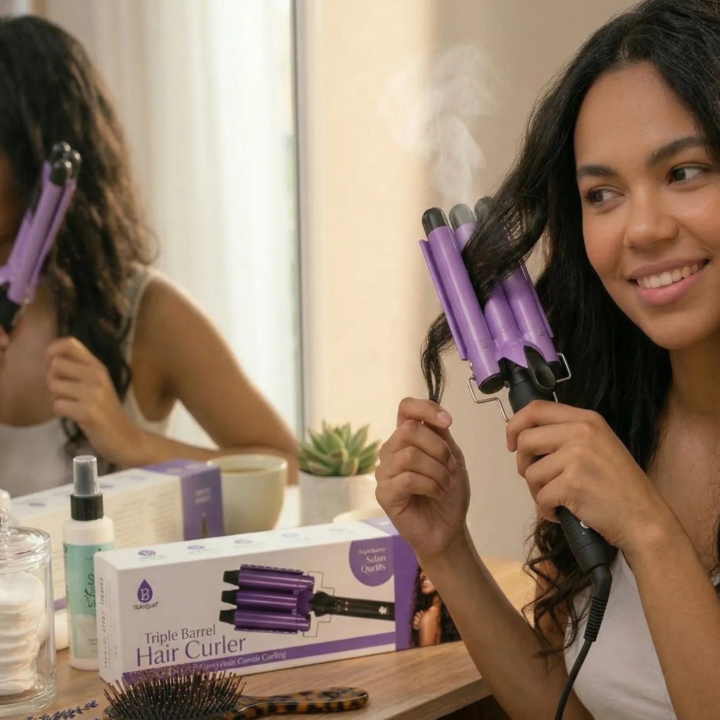 Pursonic Triple Barrel Hair Curler