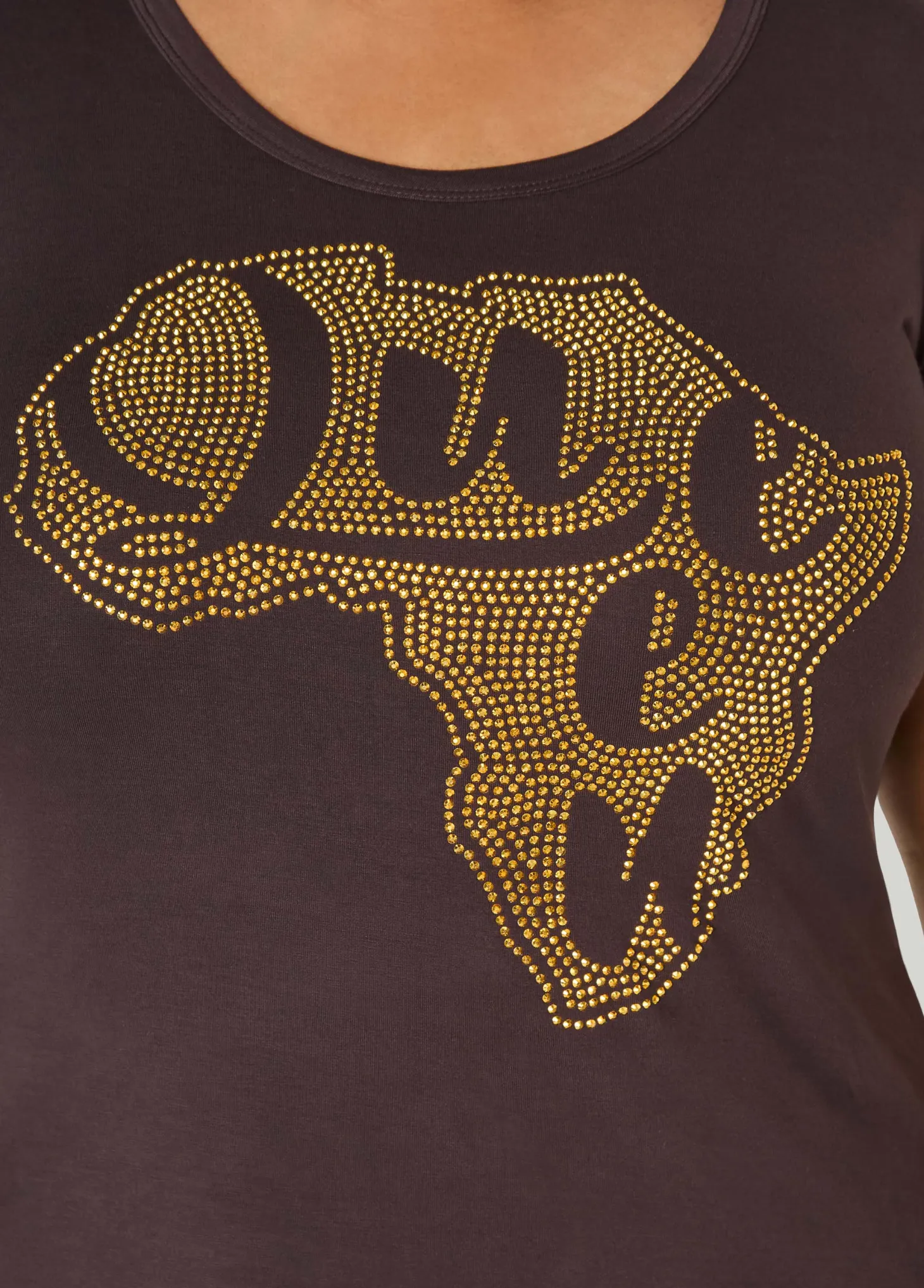 Queen Africa Crystal Tee