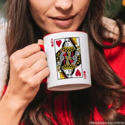 Queen Of Hearts Ceramic Mug