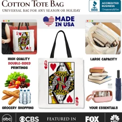 Queen of Hearts Tote Bag
