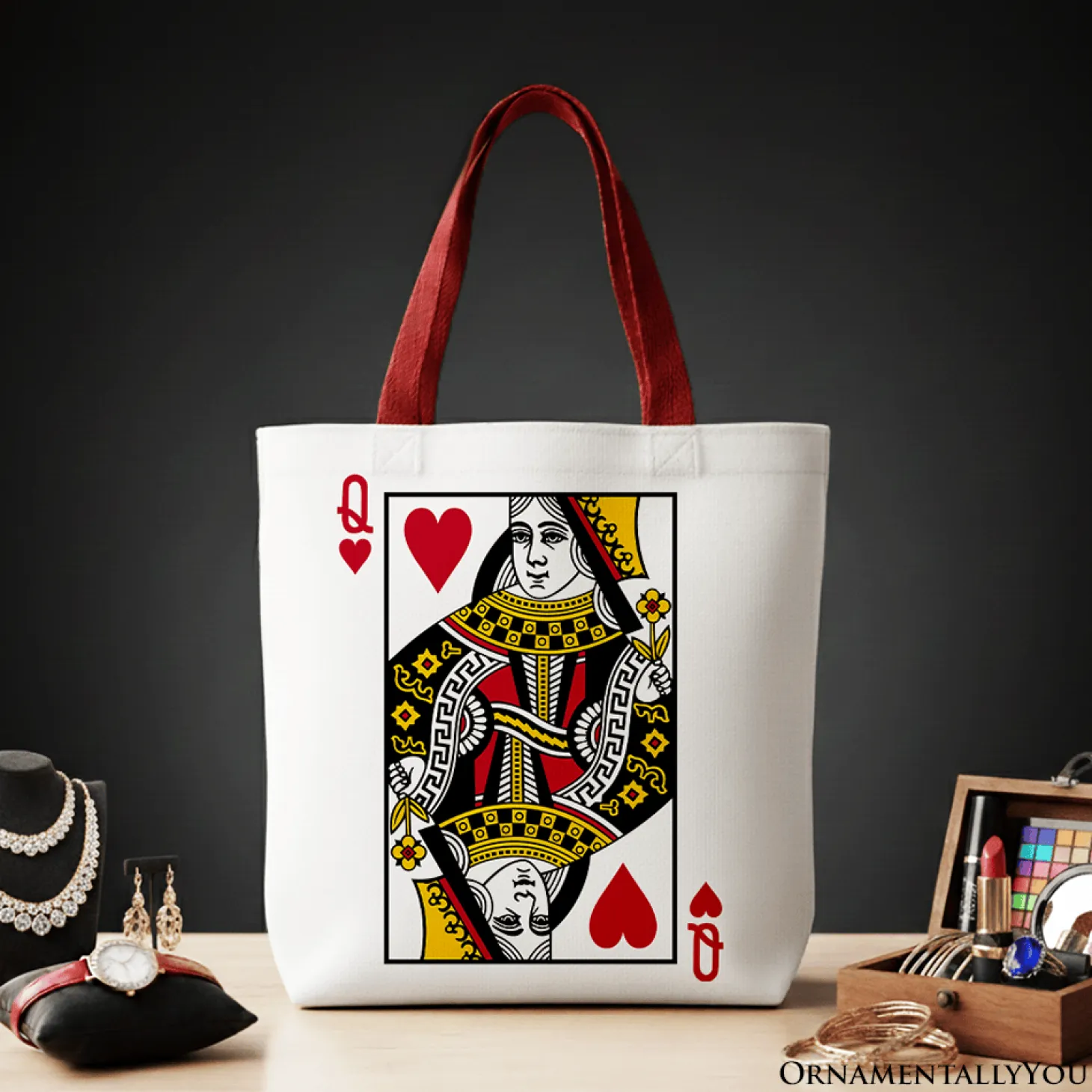 Queen of Hearts Tote Bag