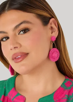 Raffia Drop Earrings