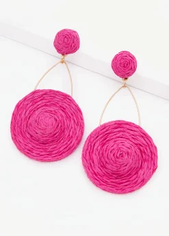 Raffia Drop Earrings
