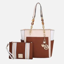 Rochelle Tote And Wristlet Set