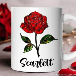 Rose Ceramic Mug