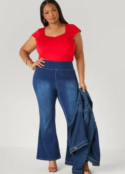 Ruched Cap Sleeved Top