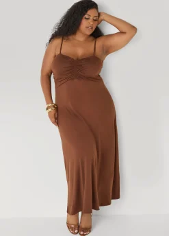 Ruched Maxi Dress