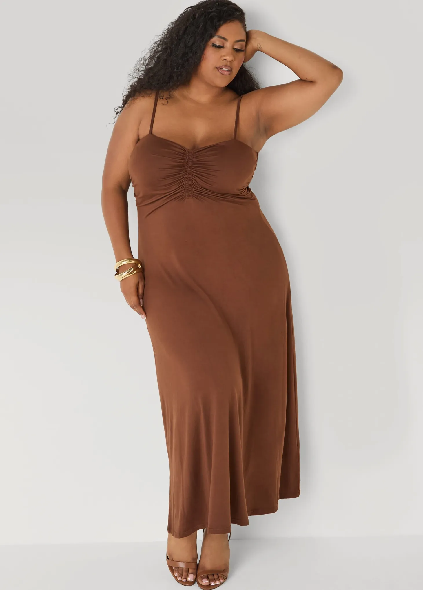 Ruched Maxi Dress