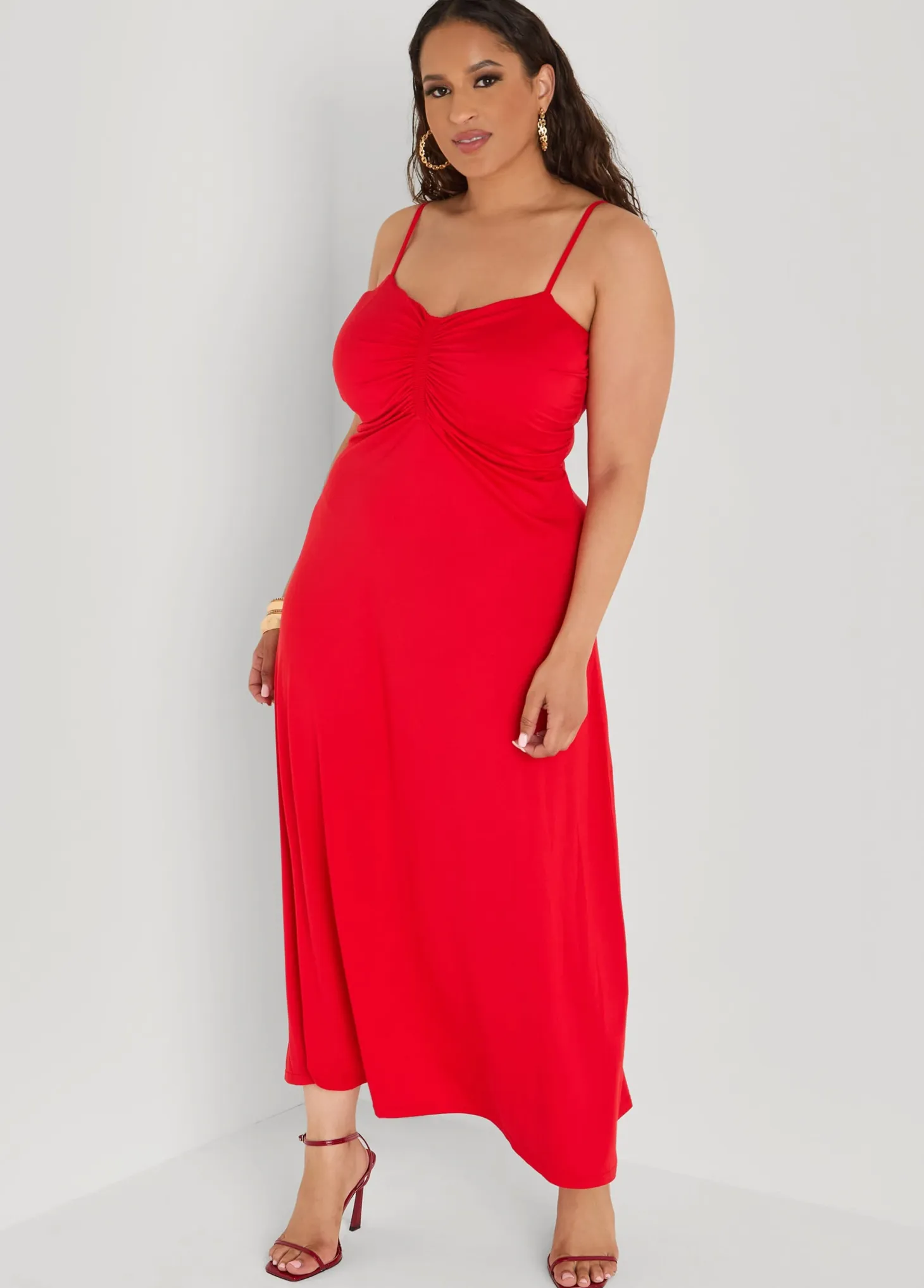Ruched Maxi Dress