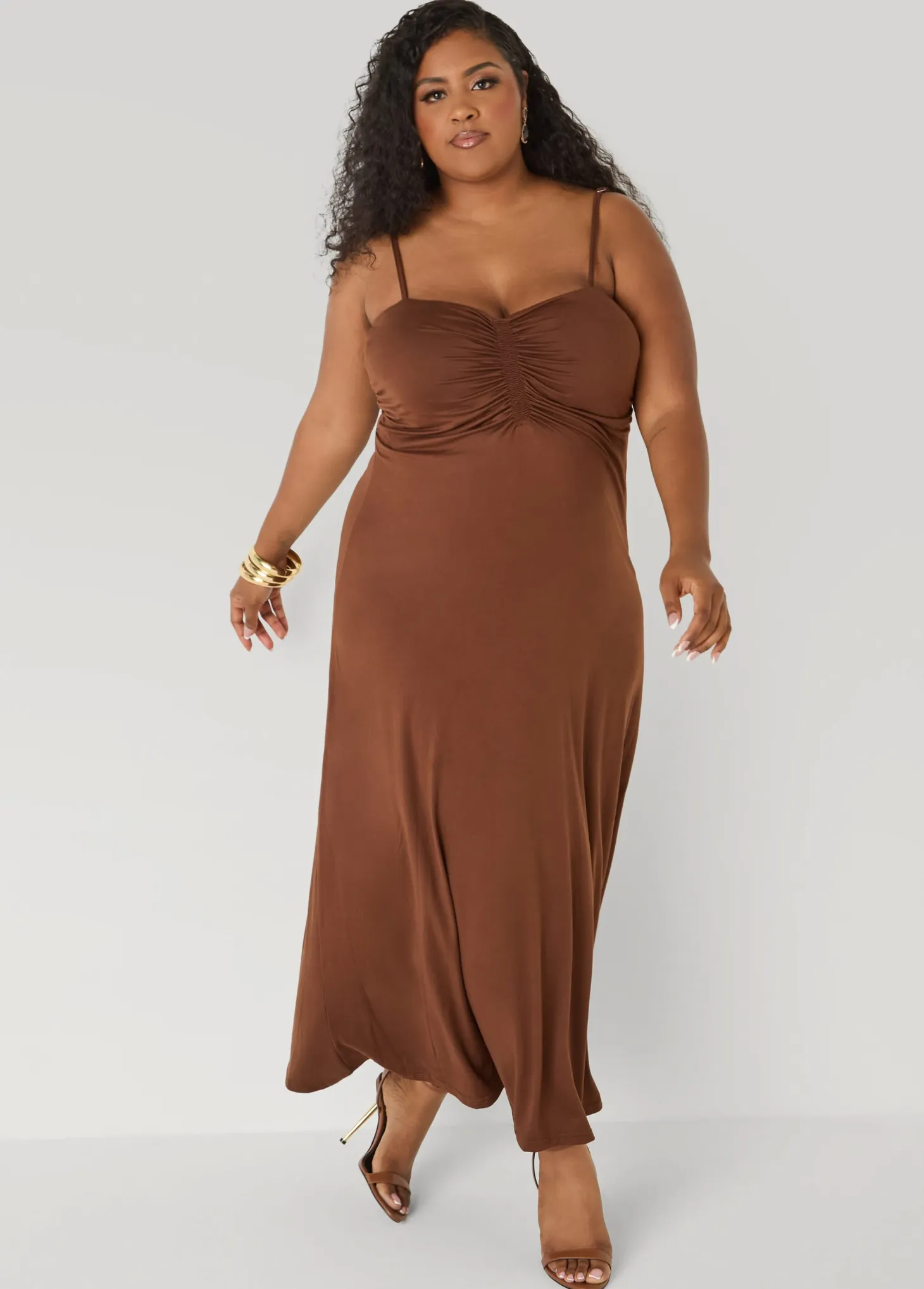 Ruched Maxi Dress