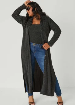Ruched Metallic Tube Top