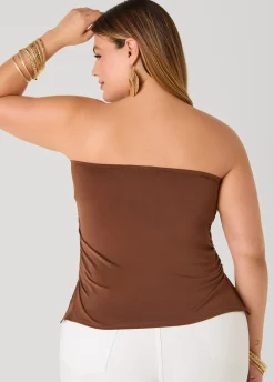 Ruched Tube Top