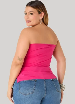 Ruched Tube Top