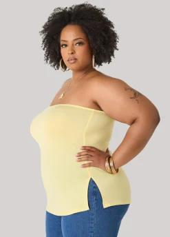 Ruched Tube Top
